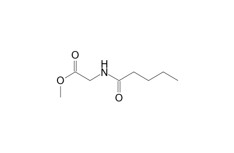 2-(1-oxopentylamino)acetic acid methyl ester