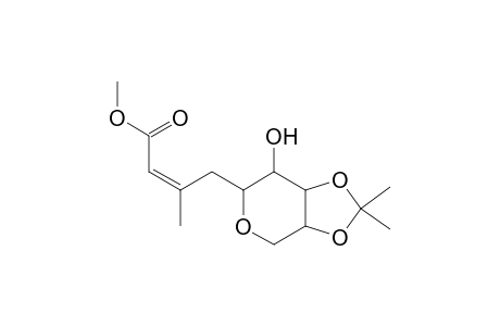 Methyl (2Z)-5,9-anhydro-2,3,4-trideoxy-3-methyl-7,8-O-(1-methylethylidene)non-2-enonate