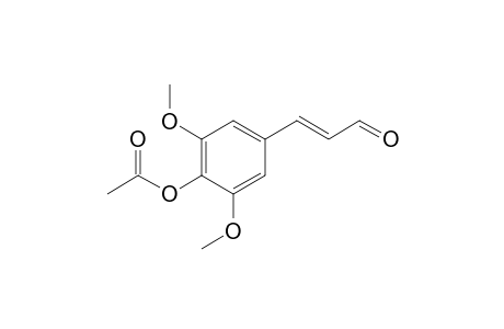 (E)-3-(4-Acetyloxy-3,5-dimethoxyphenyl)-2-propenal