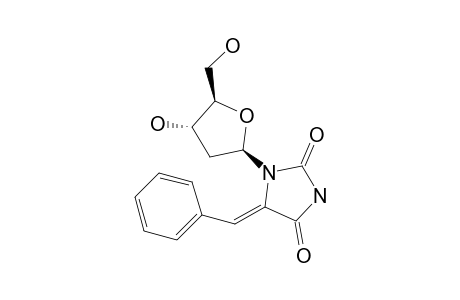 (Z)-1-(2-DEOXY-BETA-D-ERYTHRO-PENTOFURANOSYL)-5-(PHENYLMETHYLENE)-2,4-IMIDAZOLIDINEDIONE