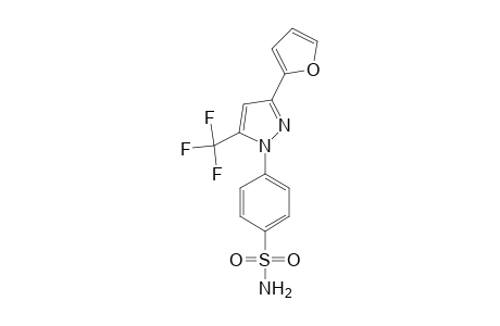 4-(3-(furan-2-yl)-5-(trifluoromethyl)-1H-pyrazol-1-yl)benzenesulfonamide