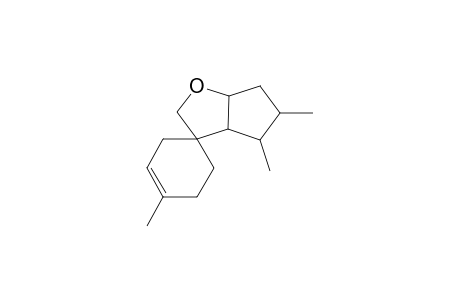 Spiro[4-methyl-3-cyclohexene,-1,4'-6',7'-dimethyl-2'-oxa-bicyclo[3,3,0]cyclooctane]