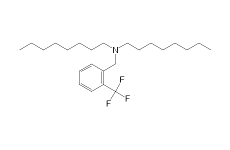 2-Trifluoromethylbenzylamine, N,N-dioctyl-
