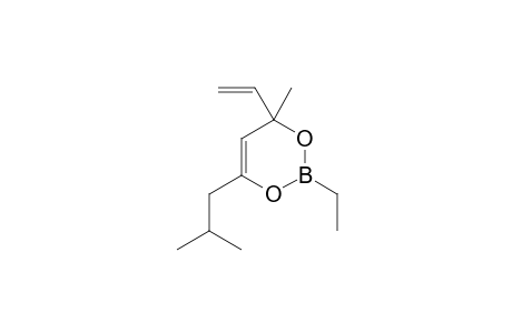 2-Ethyl-6-isobutyl-4-methyl-4-vinyl-4H-1,3,2-dioxaborinine