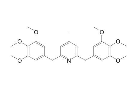 2,6-Bis(3,4,5-trimethoxybenzyl)-4-methylpyridine