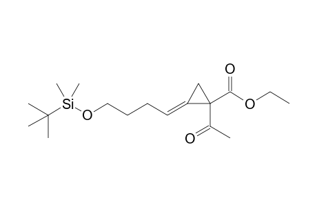 1-(Ethoxycarbonyl)-2-[4'-(t-butyldimethylsilyloxy)butylidene]cyclopropyl Methyl Ketone