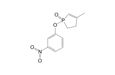 1-(3-NITROPHENOXY)-3-METHYL-2-PHOSPHOLENE-1-OXIDE