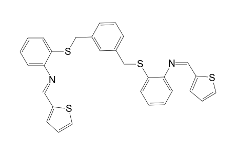 1,3-Bis[(2'-(thien-2-yl)methylideneimino)phenylsulfanylmethyl]benzene