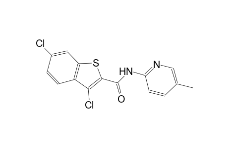 3,6-dichloro-N-(5-methyl-2-pyridinyl)-1-benzothiophene-2-carboxamide