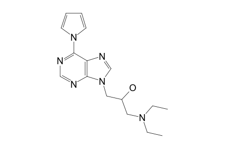 1-diethylamino-3-(6-pyrrol-1-ylpurin-9-yl)propan-2-ol