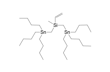 (Ethenyl )(methyl)-bis[tributylstannyl)methyl] silane