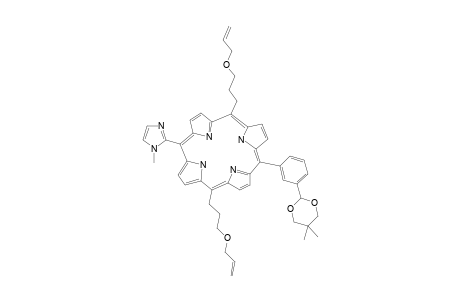 5-(1-METHYLIMIDAZOL-2-YL)-10,20-BIS-(3-ALLYLOXYPROPYL)-15-(3-(4,4-DIMETHYL-2,6-DIOXAN-1-YL)-PHENYL)-PORPHYRIN