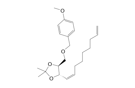 (2S,3S,4Z)-2,3-(Isopropylidenedioxy)-1-(p-methoxybenzyloxy)dodeca-4,11-diene