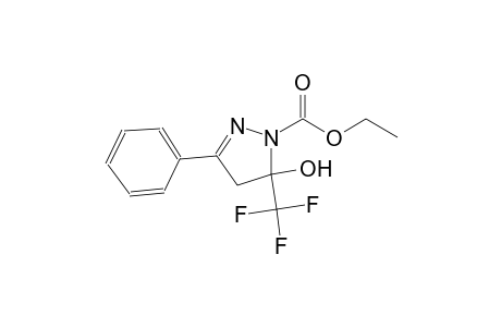 Ethyl 5-(trifluoromethyl)-3-phenyl-5-hydroxy-4,5-dihydro-1H-pyrazole-1-carboxylate