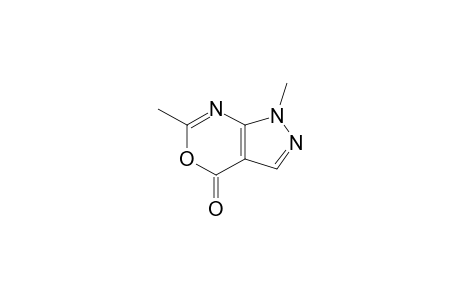 1,6-dimethylpyrazolo[5,4-d][1,3]oxazin-4-one