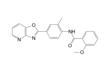 2-Methoxy-N-(2-methyl-4-[1,3]oxazolo[4,5-b]pyridin-2-ylphenyl)benzamide