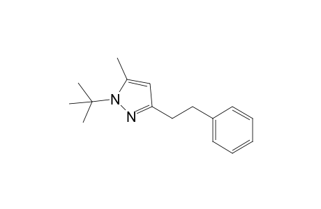 1-tert-Butyl-5-methyl-3-(2-phenylethyl)pyrazole