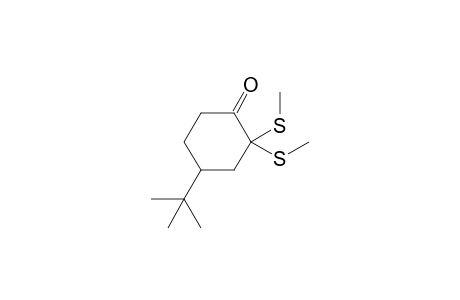 4-(tert-Butyl)-2,2-di(methylthio)cyclohexanone