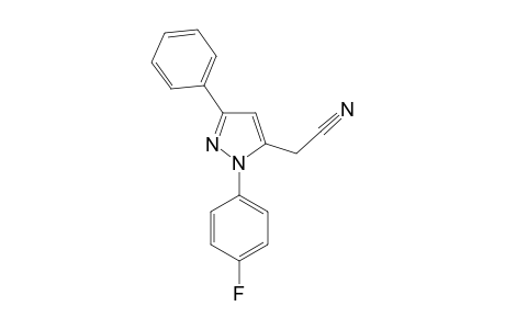 [1-(4-FLUOROPHENYL)-3-PHENYPYRAZOL-5-YL]-ACETONITRILE