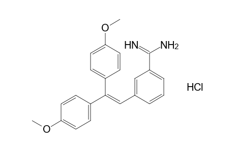 m-[2,2-bis(p-methoxyphenyl)vinyl]benzamidine, hydrochloride