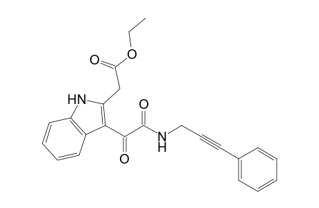 Ethyl 3-[[N-(Phenylpropargyl)amino]glyoxylyl]indole-2-acetate
