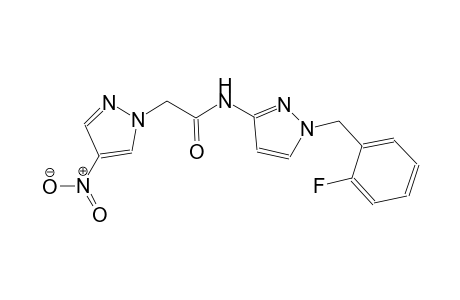 N-[1-(2-fluorobenzyl)-1H-pyrazol-3-yl]-2-(4-nitro-1H-pyrazol-1-yl)acetamide