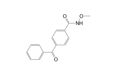 benzamide, 4-benzoyl-N-methoxy-
