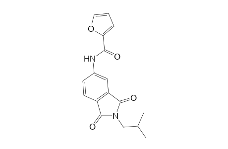 2-Furancarboxamide, N-[2,3-dihydro-2-(2-methylpropyl)-1,3-dioxo-1H-isoindol-5-yl]-