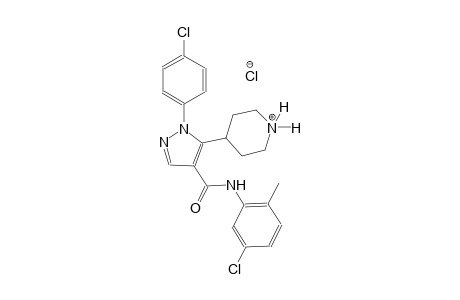 piperidinium, 4-[4-[[(5-chloro-2-methylphenyl)amino]carbonyl]-1-(4-chlorophenyl)-1H-pyrazol-5-yl]-, chloride
