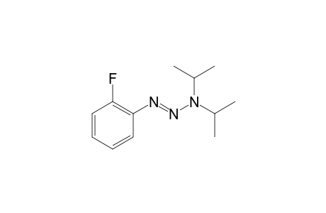 (E)-1-(2-Fluorophenyl)-3,3-diisopropyltriaz-1-ene