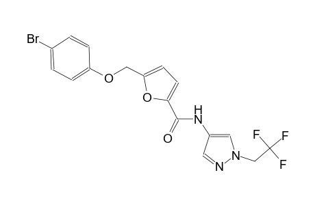 5-[(4-bromophenoxy)methyl]-N-[1-(2,2,2-trifluoroethyl)-1H-pyrazol-4-yl]-2-furamide