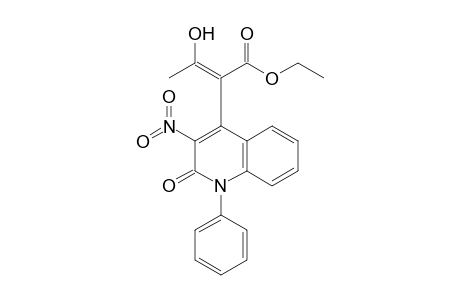 Ethyl 2-(3'-nitro-2'-oxo-1'-phenyl-1',2'-dihydroquinolin-4'-yl)-3-hydroxy-but-2-enoate