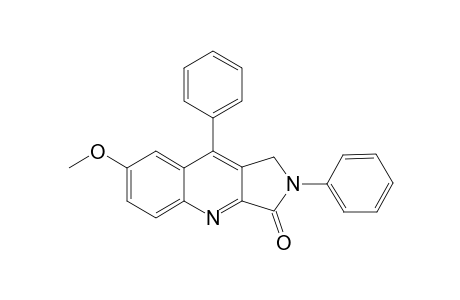 7-Methoxy-2,9-diphenyl-1H-pyrrolo[3,4-b]quinolin-3(2H)-one