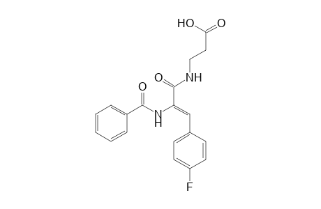 3-[[(Z)-2-benzamido-3-(4-fluorophenyl)-1-oxoprop-2-enyl]amino]propanoic acid