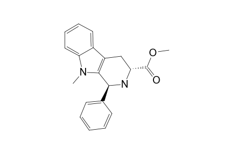 trans-(3-[Methoxycarbonyl]-9-methyl-1,2,3,4-tetrahydro-9H-pyrido[3,4-B]indol-1-yl)-benzene