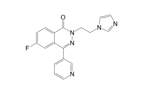 6-Fluoro-2-[2-(1-imidazoyl)ethyl]-4-(3-pyridyl)-1(2H)-phthazinone