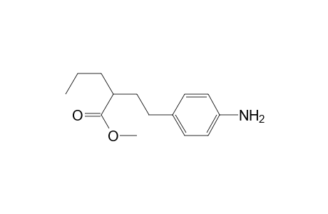 2-[2-(4-aminophenyl)ethyl]pentanoic acid methyl ester