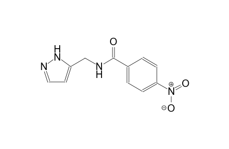 4-nitro-N-(1H-pyrazol-5-ylmethyl)benzamide