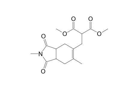 2-(2,6-Dimethyl-1,3-dioxo-2,3,3a,4,7,7a-hexahydro-1H-isoindol-5-ylmethyl)malonic acid dimethyl ester