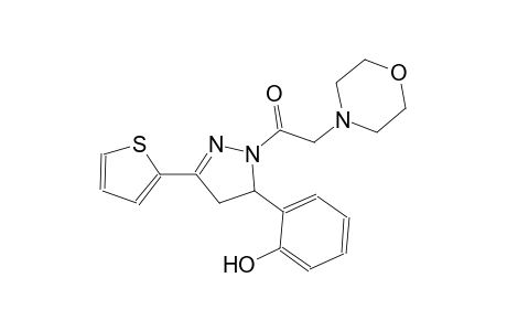 phenol, 2-[4,5-dihydro-1-(4-morpholinylacetyl)-3-(2-thienyl)-1H-pyrazol-5-yl]-