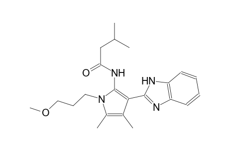 butanamide, N-[3-(1H-benzimidazol-2-yl)-1-(3-methoxypropyl)-4,5-dimethyl-1H-pyrrol-2-yl]-3-methyl-