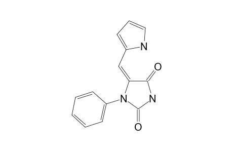 (E)-1-PHENYL-5-(1H-PYRROL-2-YLMETHYLENE)-IMIDAZOLIDINE-2,4-DIONE
