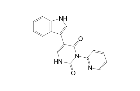 5-(1H-indol-3-yl)-3-(pyridin-2-yl)pyrimidine-2,4(1H,3H)-dione