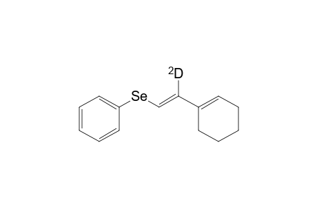 (E)-1-(Phenylseleno)-2-(1-cyclohexen-1-yl)ethene-2-D