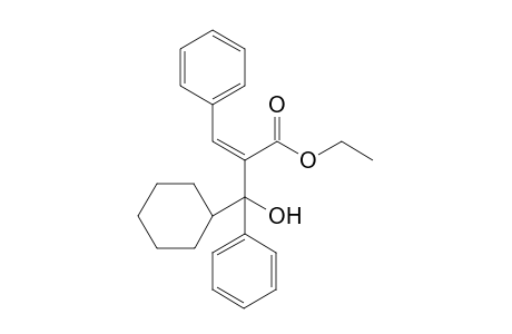 (Z)-2-(cyclohexyl-hydroxy-phenyl-methyl)-3-phenyl-acrylic acid ethyl ester