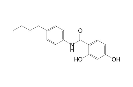 Benzamide, N-(4-butylphenyl)-2,4-dihydroxy-