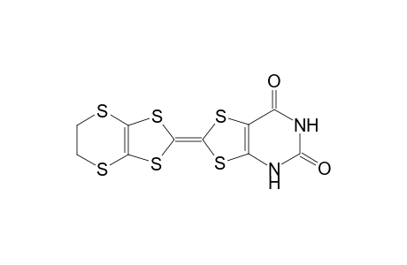 2-(5,6-dihydro-[1,3]dithiolo[4,5-b][1,4]dithiin-2-ylidene)-4H-[1,3]dithiolo[4,5-d]pyrimidine-5,7-dione
