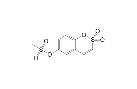 2,2-Dioxido-1,2-benzoxathiin-6-yl methanesulfonate