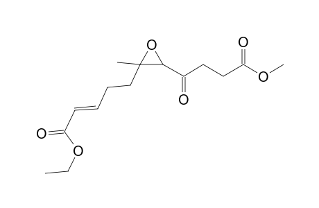 Methyl 5,6-Epoxy-10-ethoxycarbonyl-6-methyl-4-oxo-9-decenoate