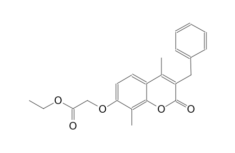 acetic acid, [[4,8-dimethyl-2-oxo-3-(phenylmethyl)-2H-1-benzopyran-7-yl]oxy]-, ethyl ester